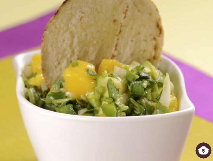 Mango al pico de gallo