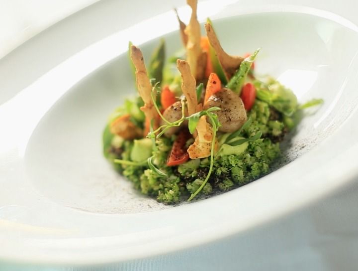 Ensalada de quinoa negra