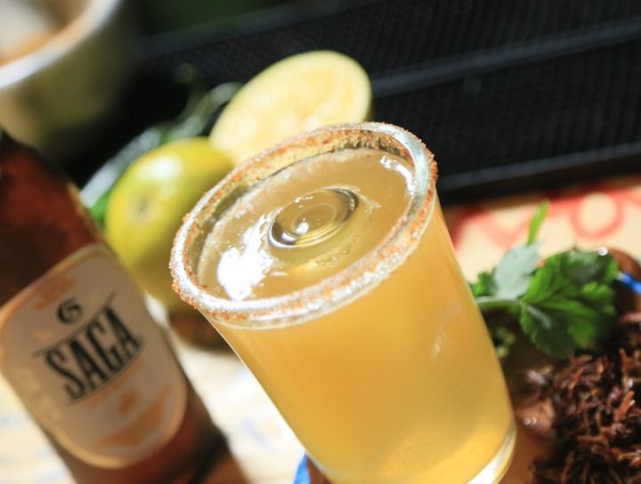 Submarino con mezcal