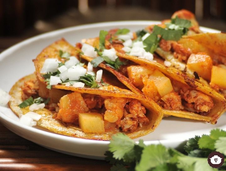 Tacos de pescado al pastor