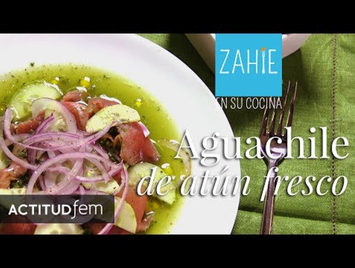 Aguachile de atún fresco estilo Mazatlán