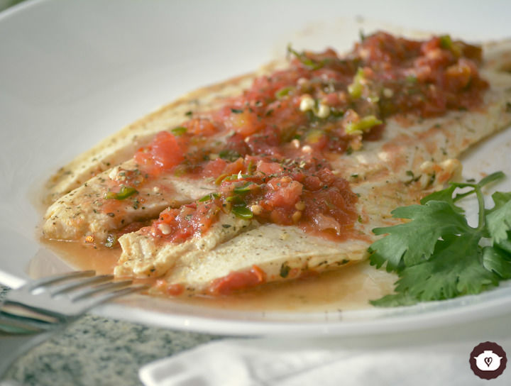Pescado a la plancha sin aceite
