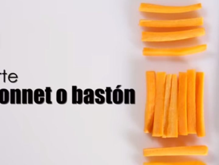 Corte batonnet o bastón