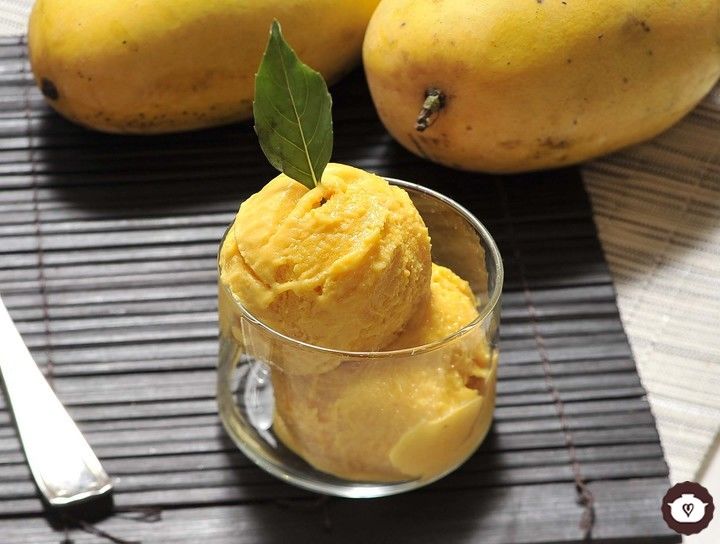 Helado de mango