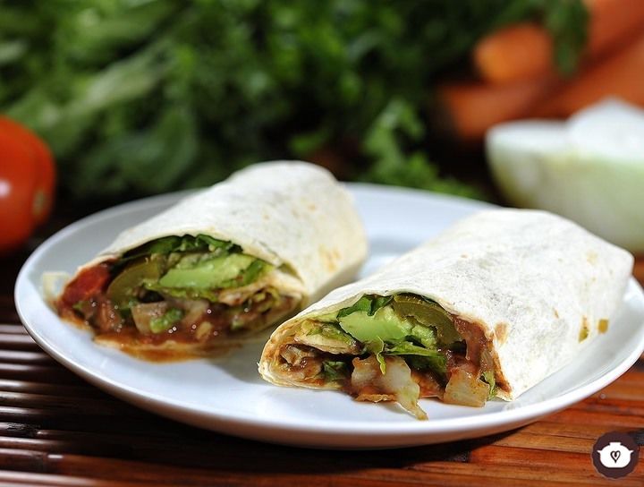 Burritos vegetarianos