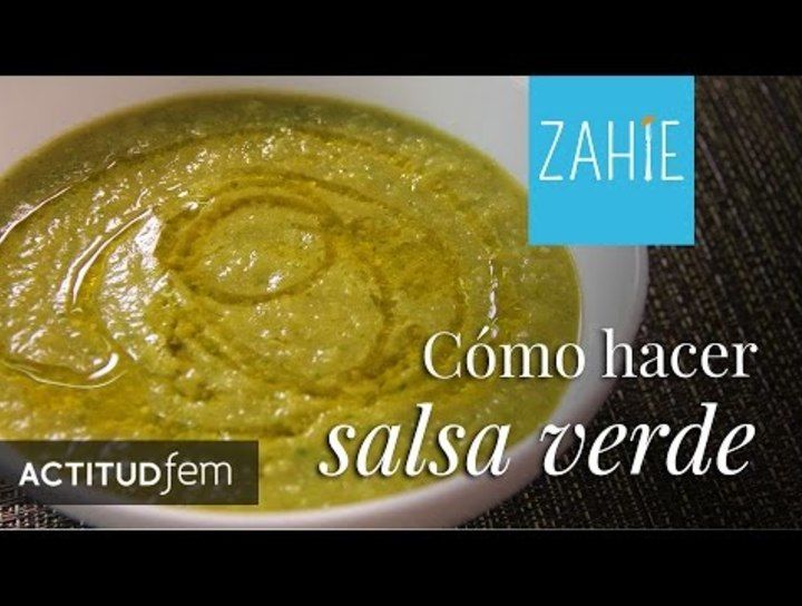 Salsa verde cocida