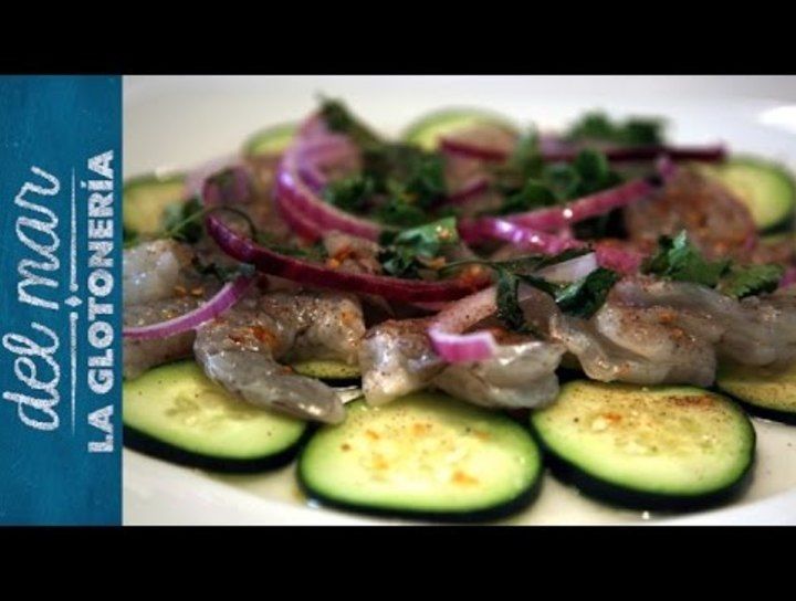 Aguachile con camarón