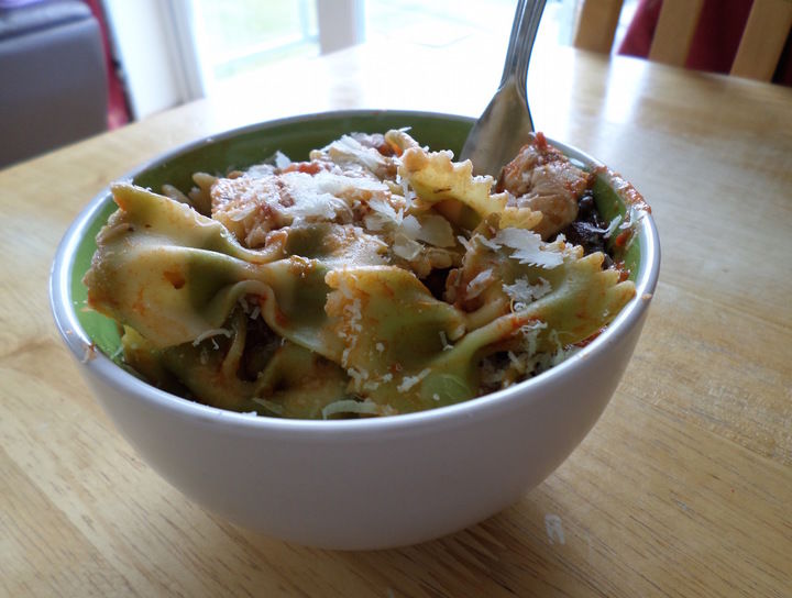 Pasta de espinaca