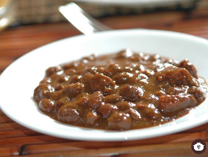 Frijoles con chile negro