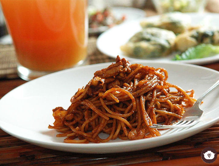 Spaghetti con piña