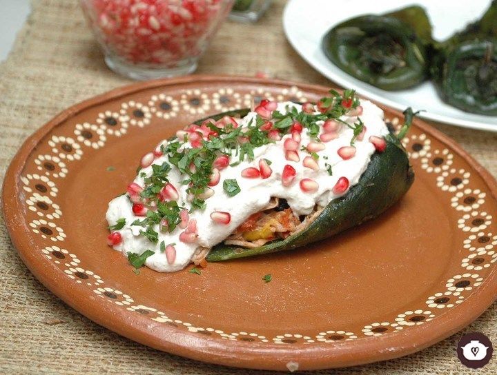 Chiles en nogada sencillo