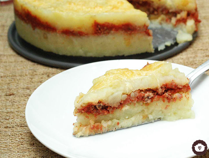 Pastel de papa con carne