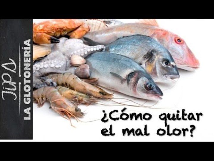 Quita el mal olor a los mariscos