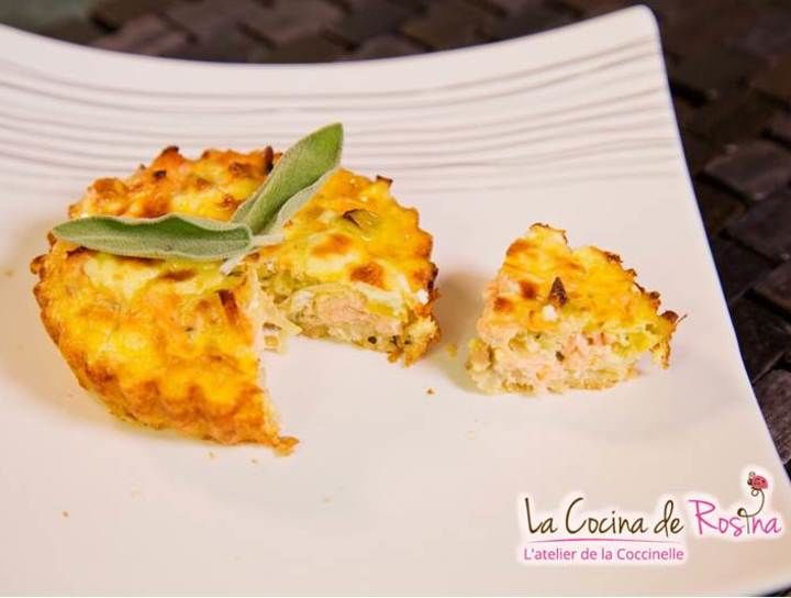 Tarta de salmón