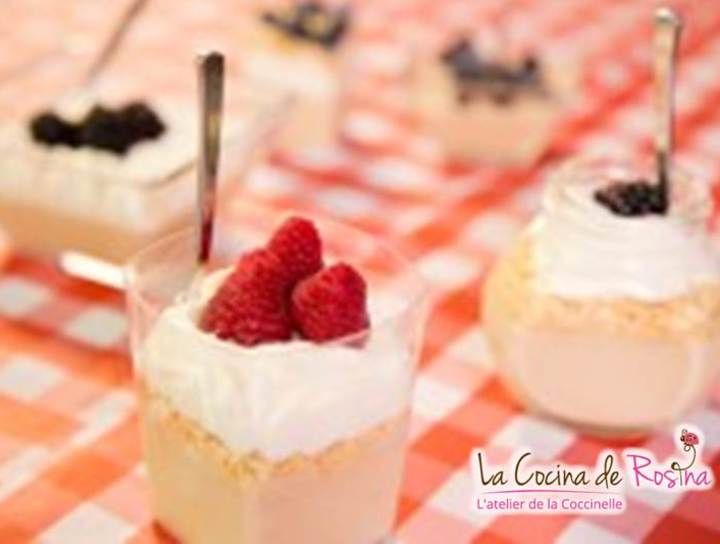 Mousse de plátano y coco