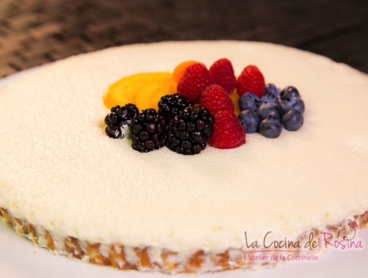 Tarta de zanahoria y requesón