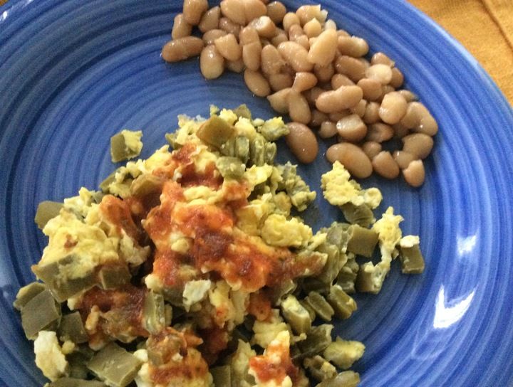 Nopales con huevo