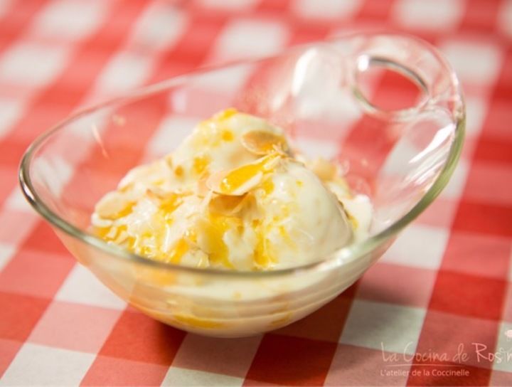 Helado de arroz con leche