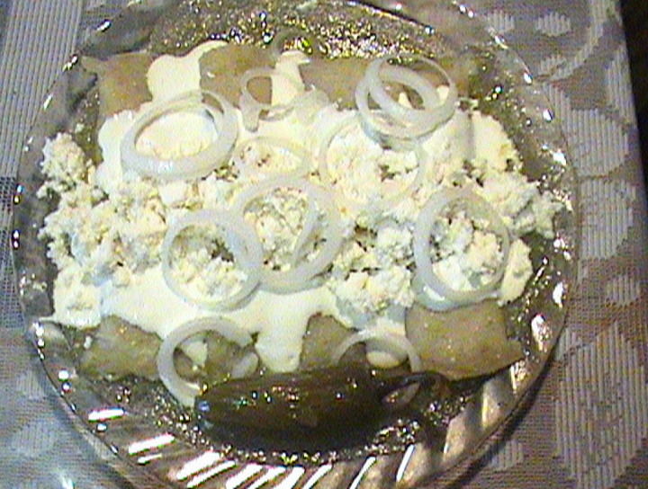 Enchiladas verdes