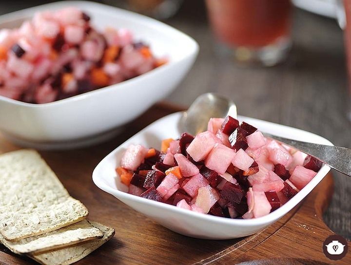 Ceviche de betabel