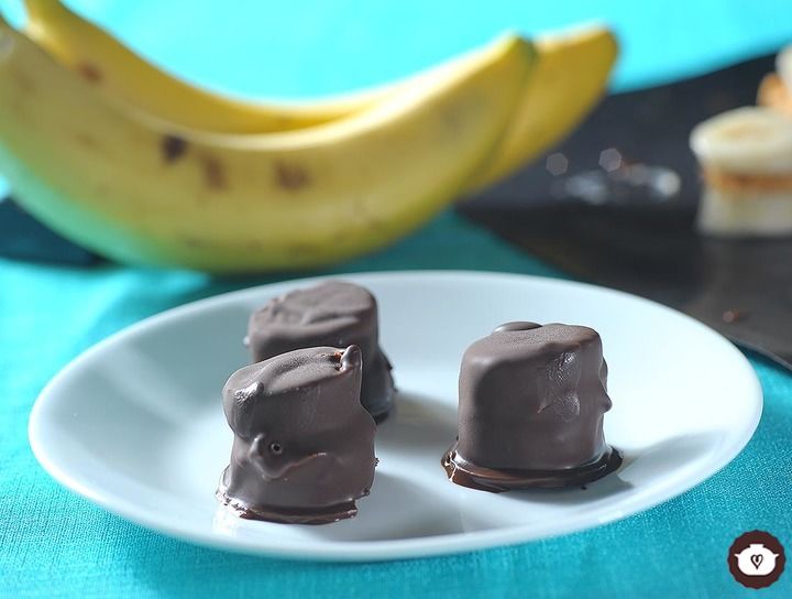 Plátanos con chocolate