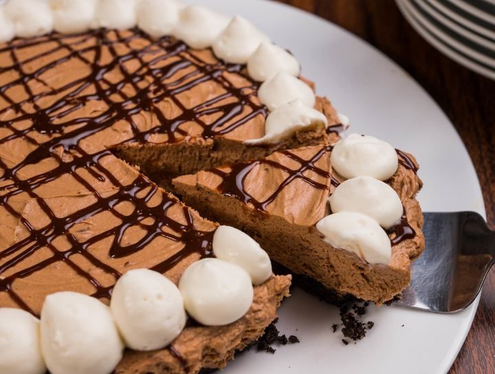 Cheesecake de chocolate sin horno