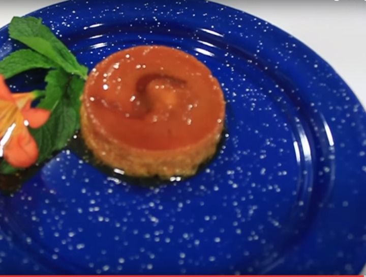 Flan de caramelo sin horno