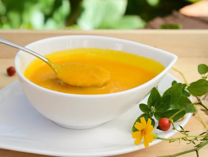 Sopa de flor de calabaza