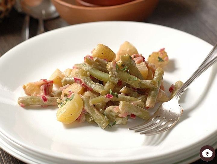 Ensalada de papas con ejotes