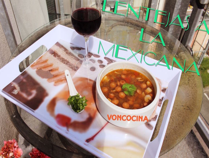 Lentejas a la mexicana