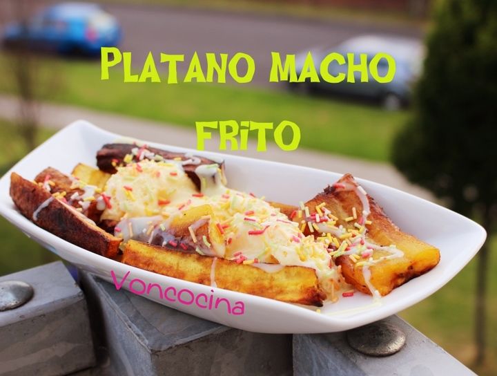 Plátano macho frito