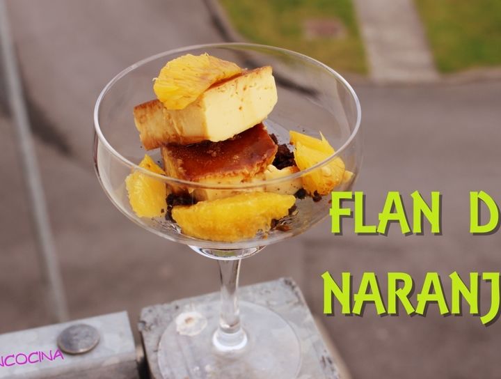 Flan de naranja