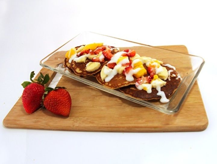 Hotcakes frutales para mascotas