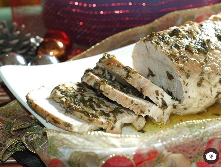 Lomo de cerdo al perejil