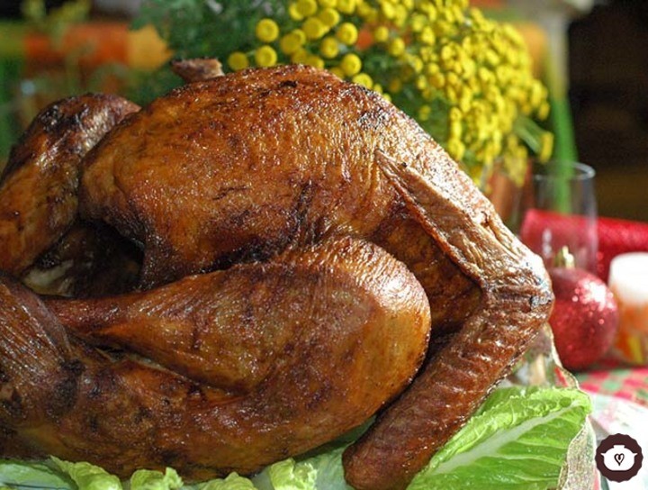 Pavo frito