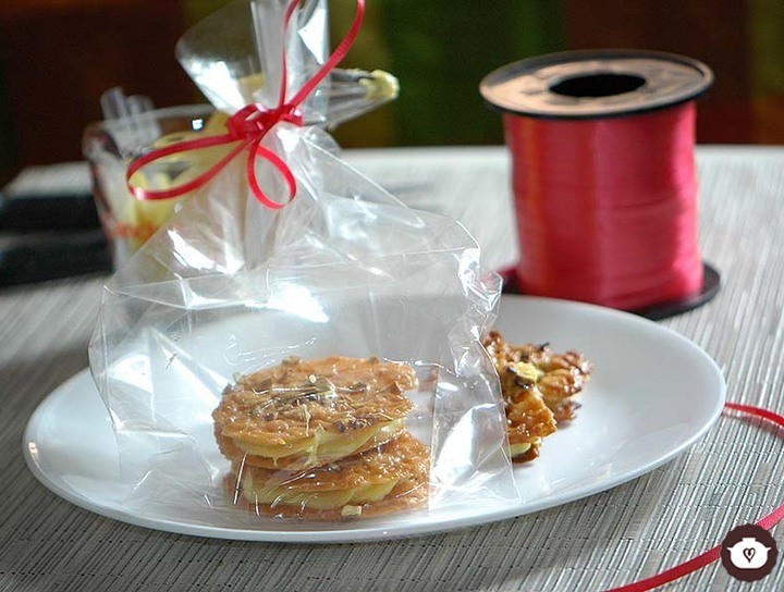 Touille de miel con ganache de chocolate explosivo