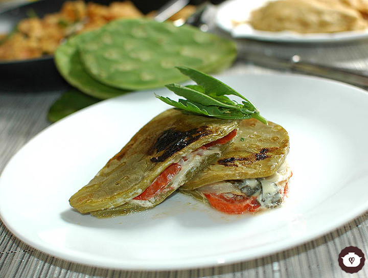 Nopales al comal