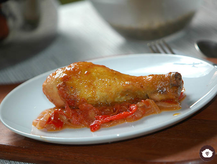 Pollo frito a la paprika