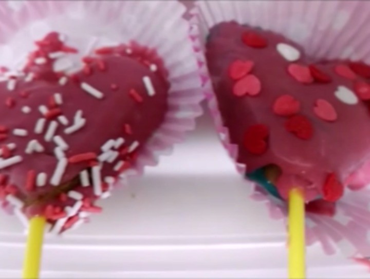 Cake pops de Amor sin horno