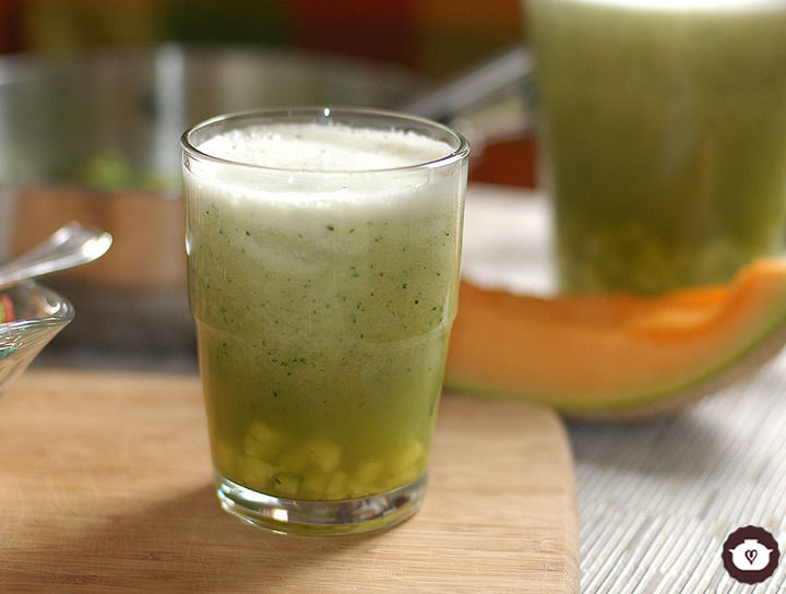Agua de melón con pepino