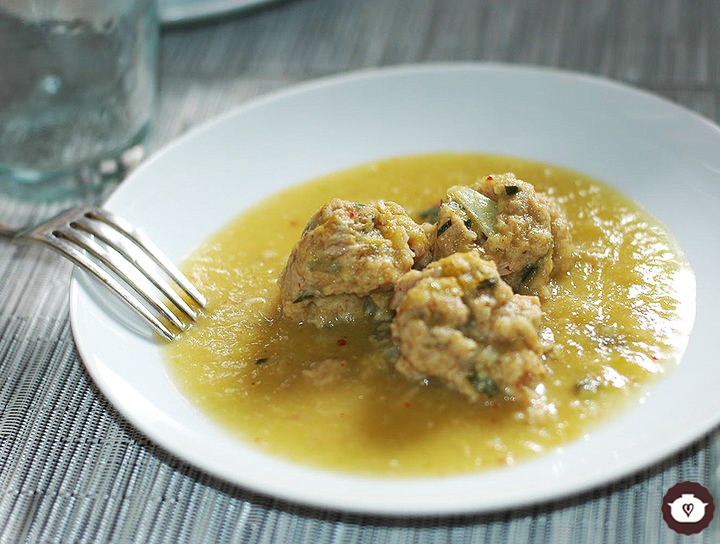 Albóndigas de atún en salsa verde