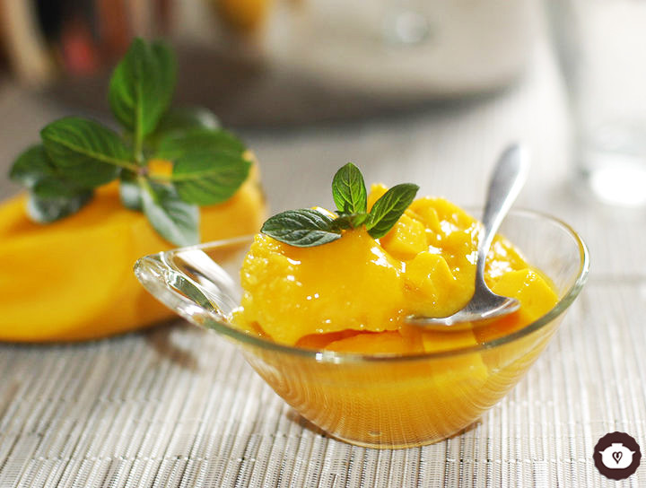Sorbete de mango