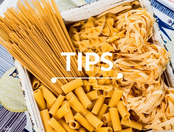 Tips para cocción de la pasta