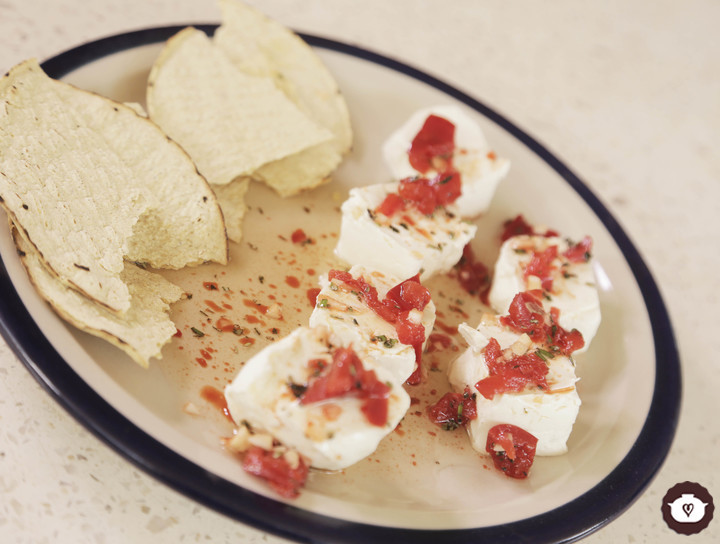 Queso de cabra a las finas hierbas