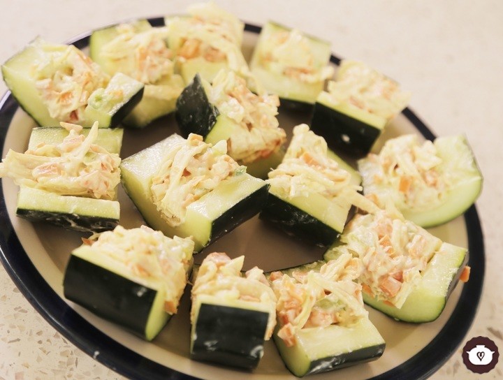 Rollos de pepino