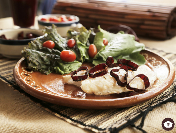 Filete de huachinango al ajillo
