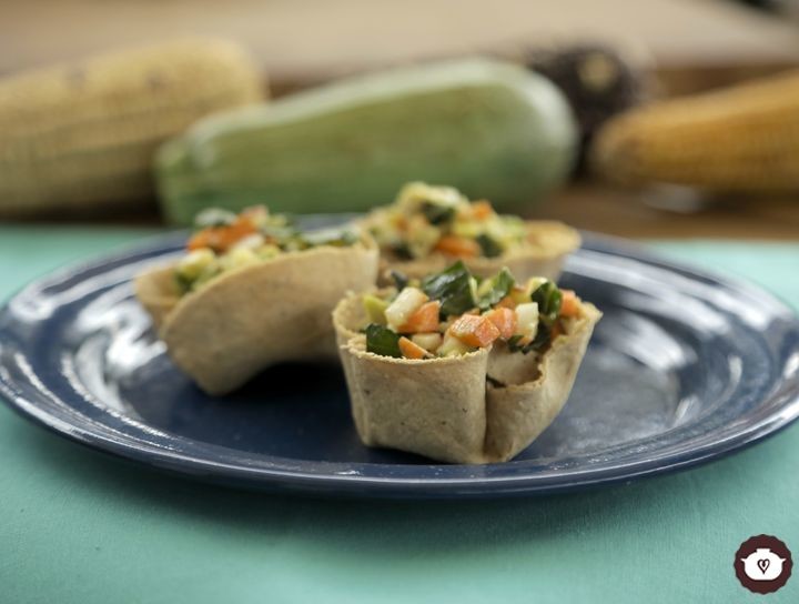 Canastitas vegetarianas