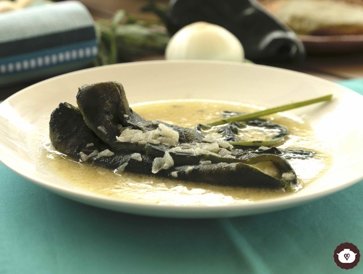 Chiles poblanos capones