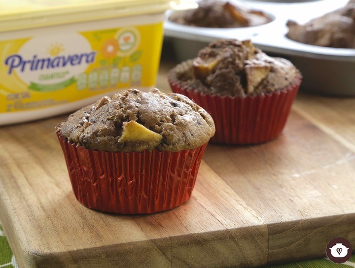 Cupcakes de manzana y capuchino