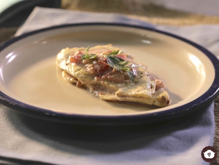 Pechuga de pollo entomatada